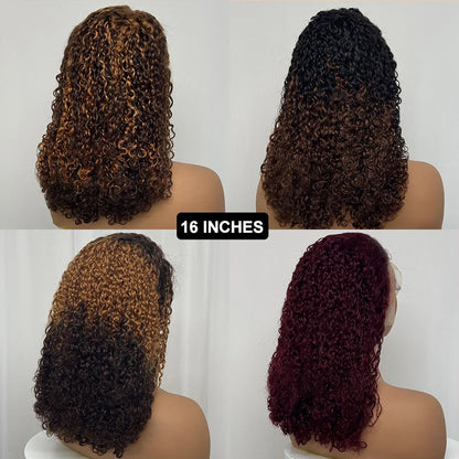 The Pixie Crown — 13x4 Lace Frontal Short Kinky Curly Wig (Density 300%)