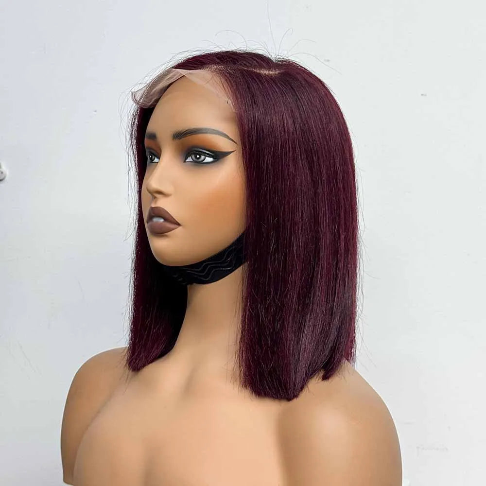 Le Bob C-Part — Perruque Carré 5x5 HD Lace Closure Bone Straight (Densité Suprême 280%)