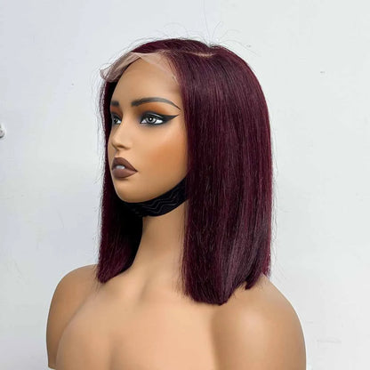 Le Bob C-Part — Perruque Carré 5x5 HD Lace Closure Bone Straight (Densité Suprême 280%)