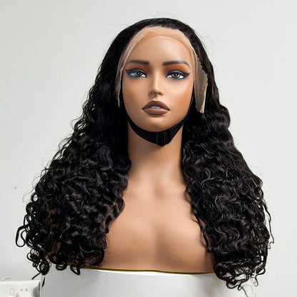 The Ebony Mermaid — 13x4 HD Lace Frontal Water Wave Wig (Density 300%)