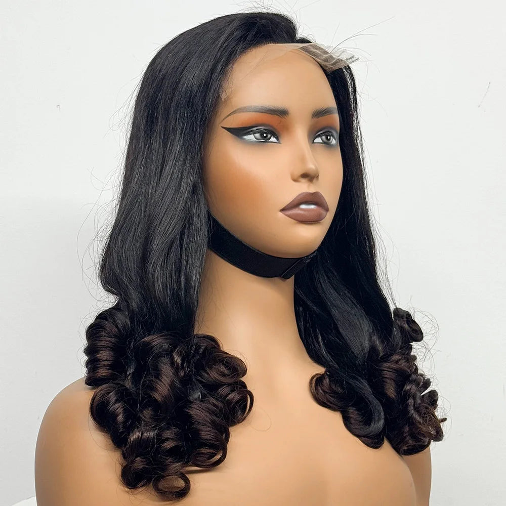 La Volcanique Spirale — Perruque 5x5 HD Lace Closure Spiral Curl (Densité Suprême 300% - 22")