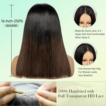 Le Carré Impérial — Perruque 2x6 HD Lace Bob Raw Hair Vietnamien
