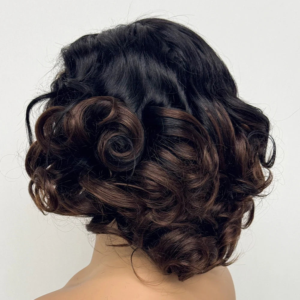 La Parisienne Bouncy — Perruque 5x5 HD Lace Closure Carré Loose Wave (Densité 250% - 14")