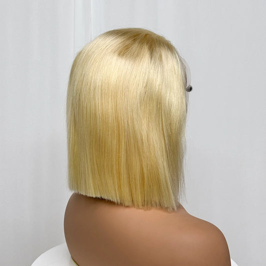 The Solar Icon — 13x4 Lace Frontal Blunt Bob Blonde #613 Wig (Supreme Density 300%)