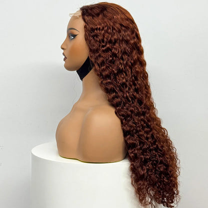 The Supreme Cascade — 4x4 HD Lace Closure Deep Water Wave Wig (Supreme Density 300% - 28")