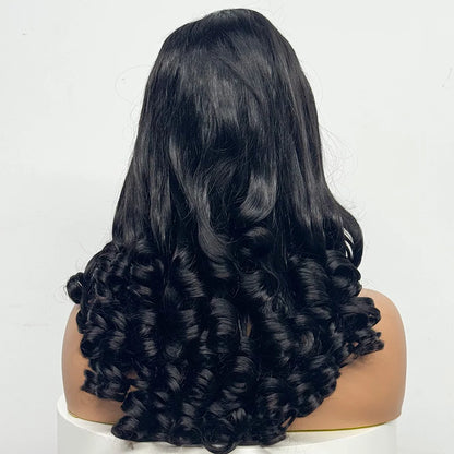 La Volcanique Spirale — Perruque 5x5 HD Lace Closure Spiral Curl (Densité Suprême 300% - 22")