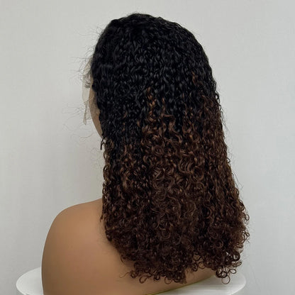 The Pixie Crown — 13x4 Lace Frontal Short Kinky Curly Wig (Density 300%)