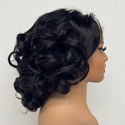 La Parisienne Bouncy — Perruque 5x5 HD Lace Closure Carré Loose Wave (Densité 250% - 14")