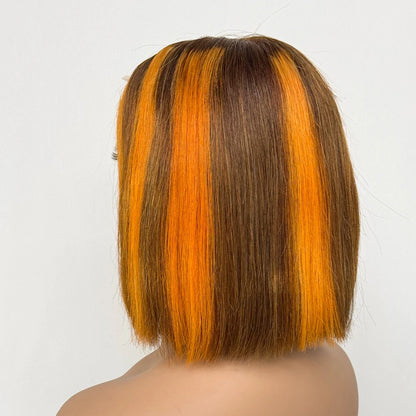 Le Carré Céleste — Perruque Bob 2x6 HD Lace Closure Bone Straight (Densité 250%)