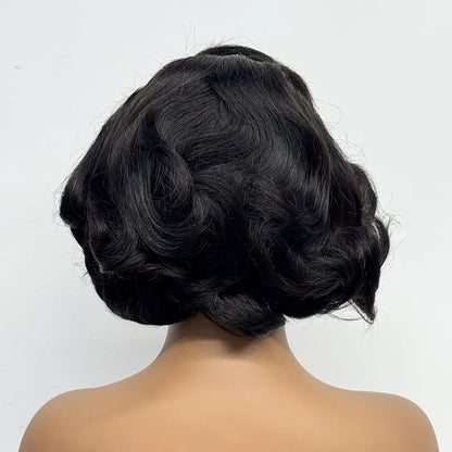 The Voluptuous Short Bob — 5x5 Lace Closure Loose Bouncy Wig (Density 230%)