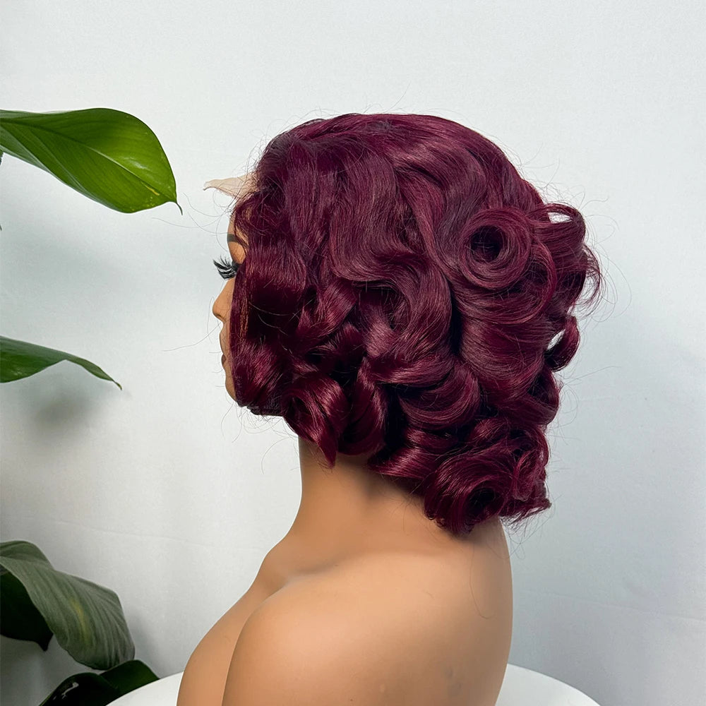 The Divine Curl — 5x5 Lace Closure Loose Bouncy Wig (Supreme Density 330%)