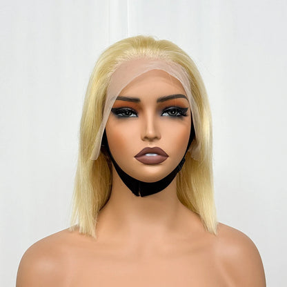 The Solar Icon — 13x4 Lace Frontal Blunt Bob Blonde #613 Wig (Supreme Density 300%)