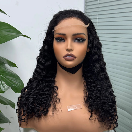 The Sumptuous Burmese — 5x5 Lace Closure Deep Curly Wig (Density 300%)