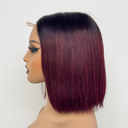 Le Carré Céleste — Perruque Bob 2x6 HD Lace Closure Bone Straight (Densité 250%)