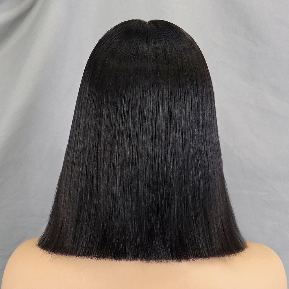 Le Carré Suprême — Perruque Bob 2x6 HD Lace Bone Straight (Densité Maximale 350%)