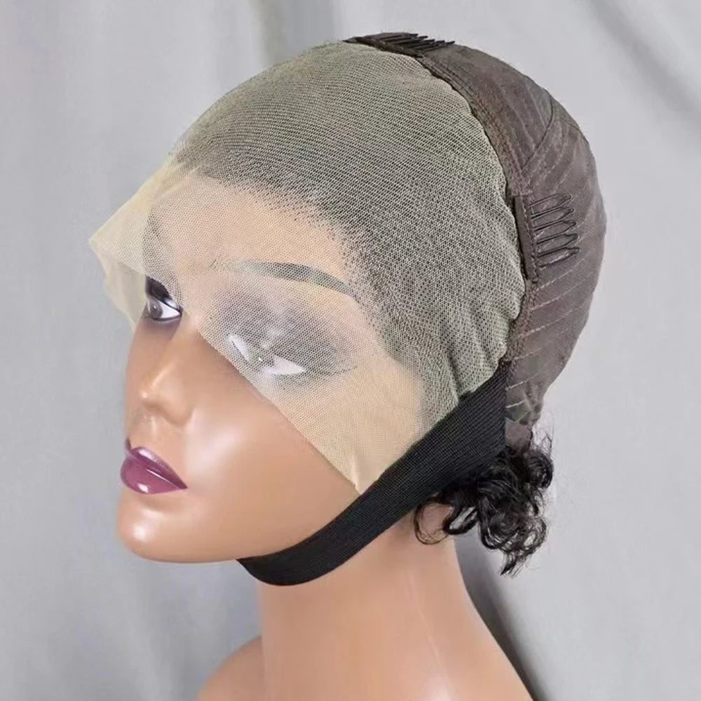 La Pixie Divine — Perruque 13x4 Lace Frontal Kinky Curly (Densité 180%)