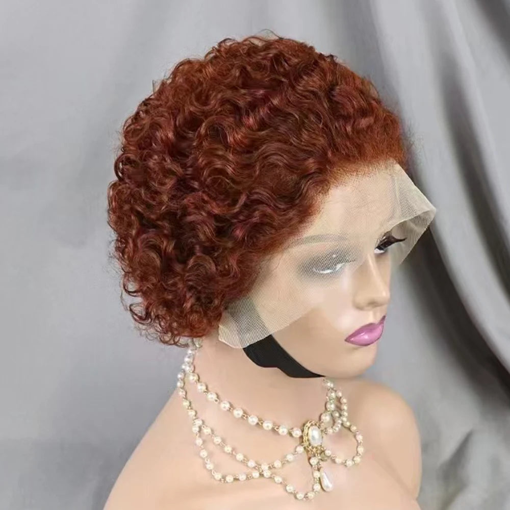 La Pixie Divine — Perruque 13x4 Lace Frontal Kinky Curly (Densité 180%)