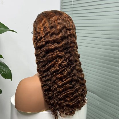 La Somptueuse Birmane — Perruque 5x5 Lace Closure Deep Curly (Densité 300%)