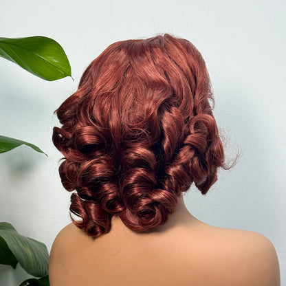 The Divine Curl — 5x5 Lace Closure Loose Bouncy Wig (Supreme Density 330%)