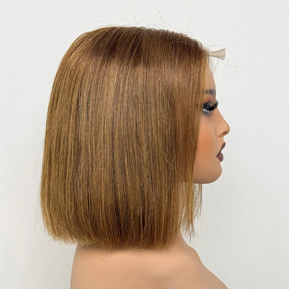 Le Carré Céleste — Perruque Bob 2x6 HD Lace Closure Bone Straight (Densité 250%)