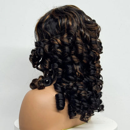 La Royale Bouncy — Perruque 4x4 Lace Closure Loose Wave (Densité Suprême 300% - 22")