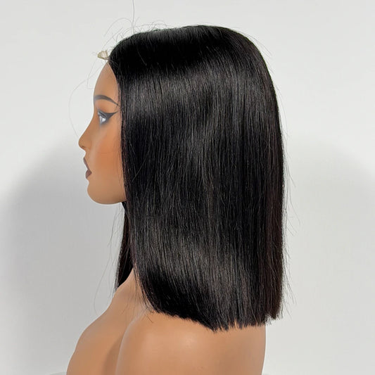 The Mirror Bob — 2x6 Lace Closure Bone Straight Bob Wig (Density 230%)