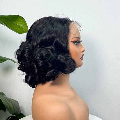 The Divine Curl — 5x5 Lace Closure Loose Bouncy Wig (Supreme Density 330%)