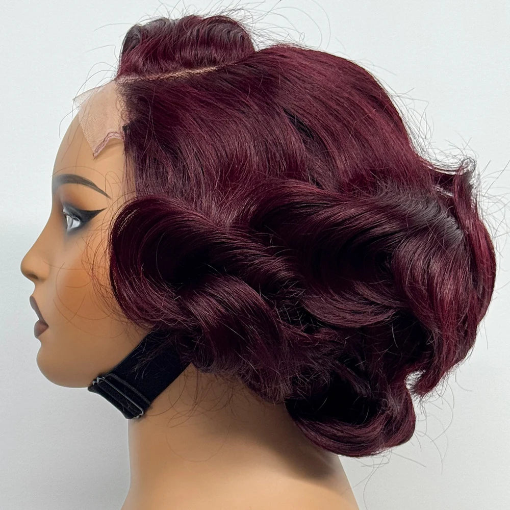 The Voluptuous Short Bob — 5x5 Lace Closure Loose Bouncy Wig (Density 230%)