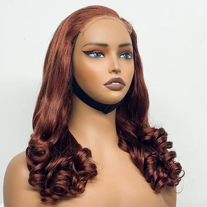 La Volcanique Spirale — Perruque 5x5 HD Lace Closure Spiral Curl (Densité Suprême 300% - 22")