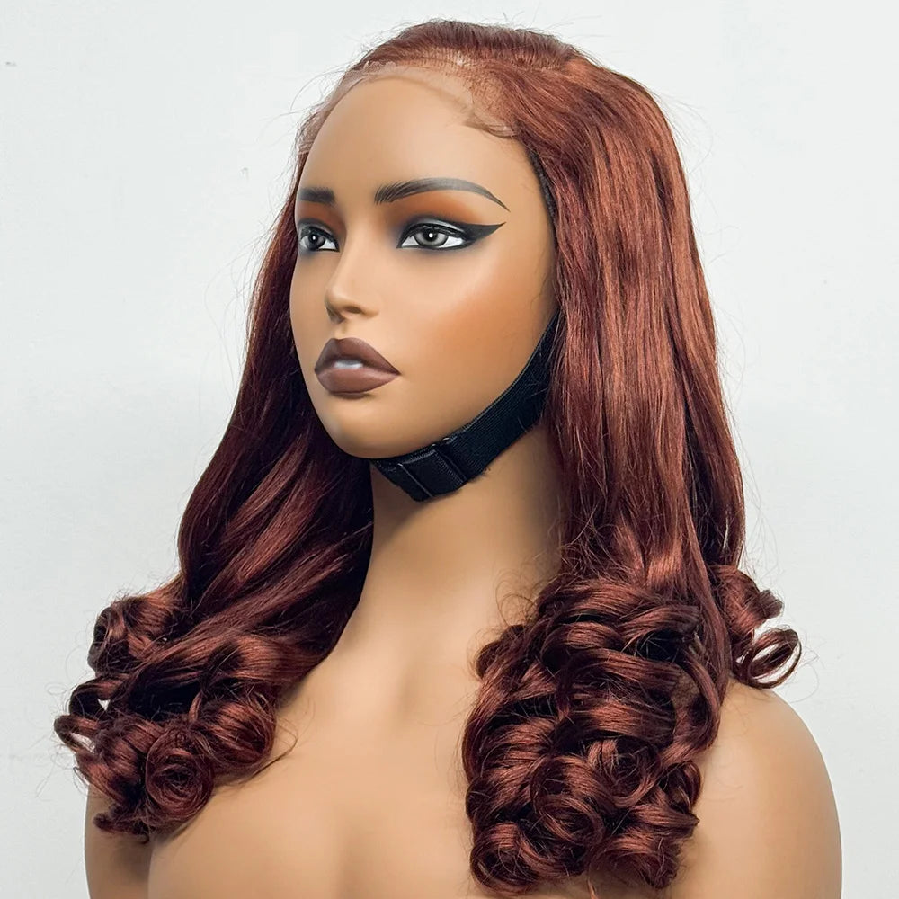La Volcanique Spirale — Perruque 5x5 HD Lace Closure Spiral Curl (Densité Suprême 300% - 22")