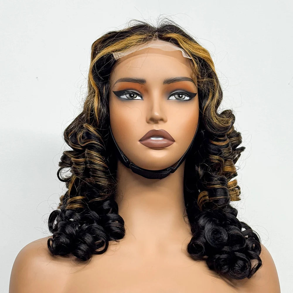 La Royale Bouncy — Perruque 4x4 Lace Closure Loose Wave (Densité Suprême 300% - 22")