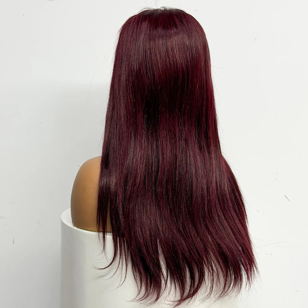The Majestic Smooth — 4x4 Lace Closure Straight Wig (Supreme Density 280% - 22")