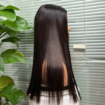 The Divine Straight — 2x6 HD Lace Closure Colored Wig (Density 300%)