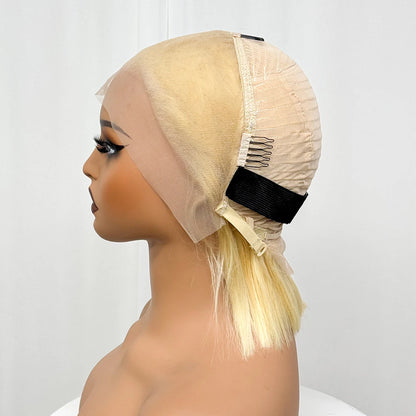 The Solar Icon — 13x4 Lace Frontal Blunt Bob Blonde #613 Wig (Supreme Density 300%)