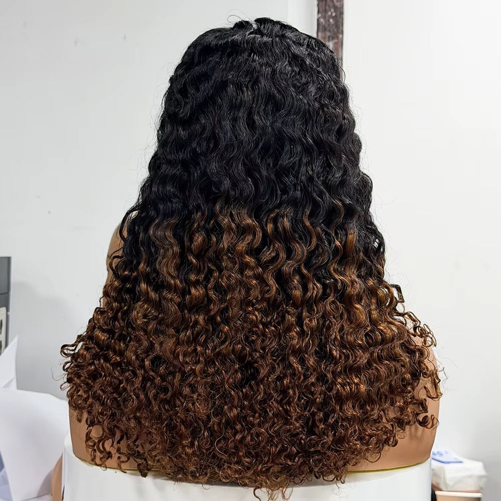 The Captivating Water Wave — 4x4 HD Lace Closure Wavy Wig (Density 280%)