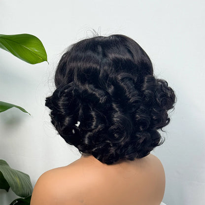 The Divine Curl — 5x5 Lace Closure Loose Bouncy Wig (Supreme Density 330%)