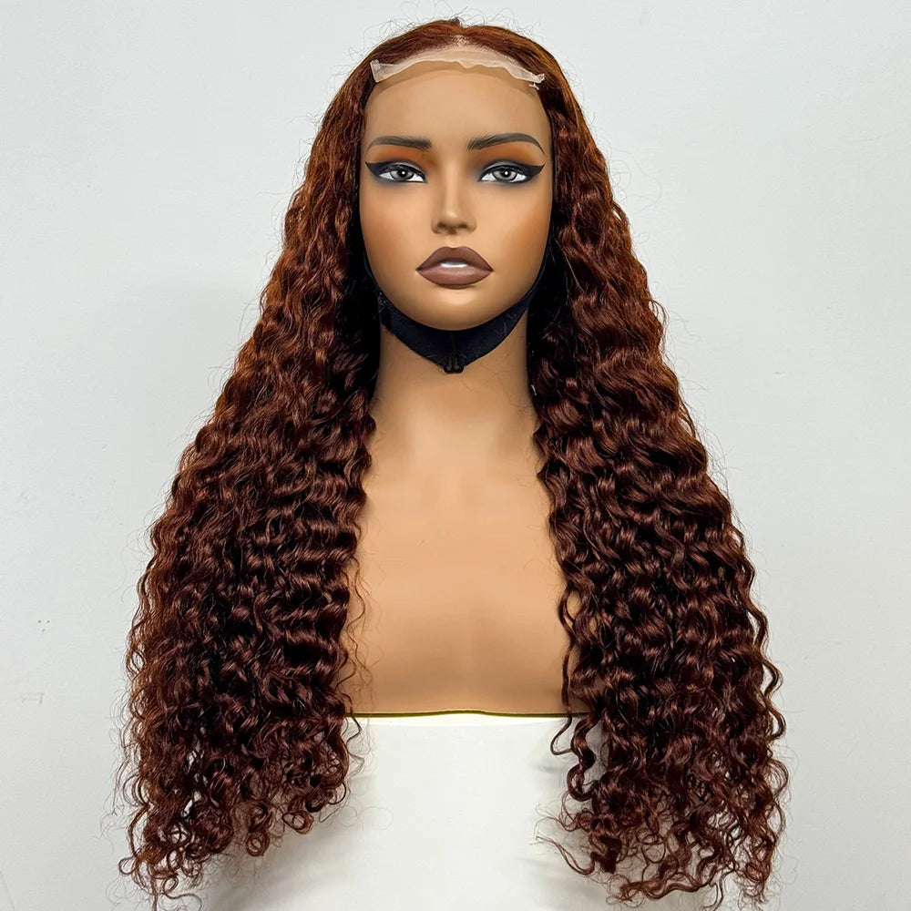 The Supreme Cascade — 4x4 HD Lace Closure Deep Water Wave Wig (Supreme Density 300% - 28")