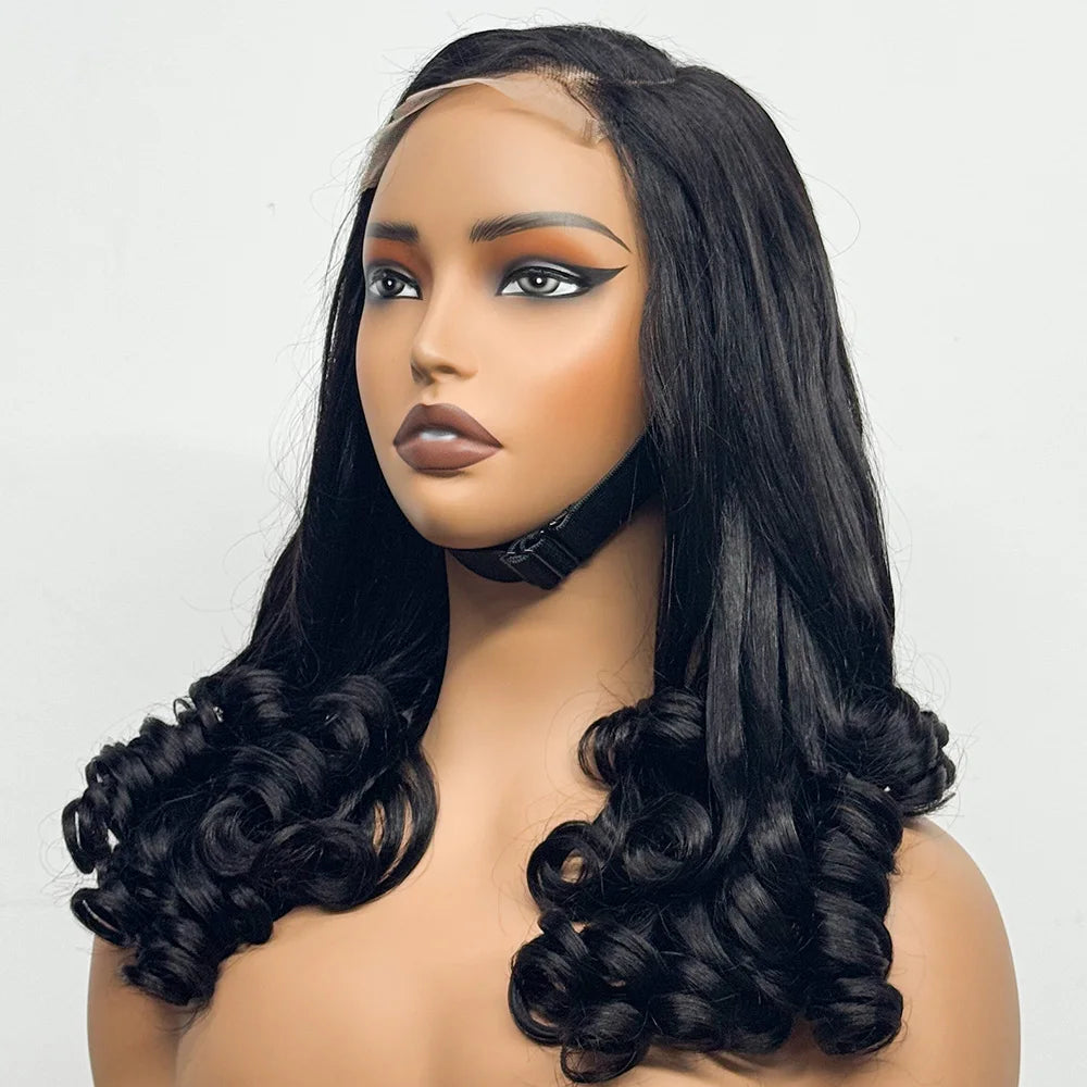 La Volcanique Spirale — Perruque 5x5 HD Lace Closure Spiral Curl (Densité Suprême 300% - 22")