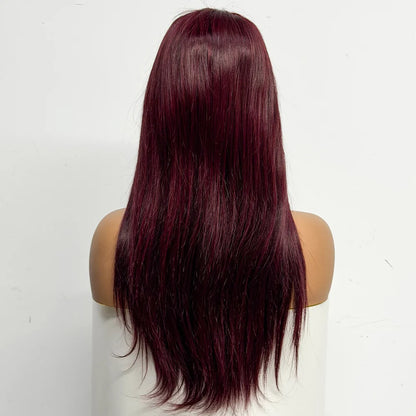 The Majestic Smooth — 4x4 Lace Closure Straight Wig (Supreme Density 280% - 22")