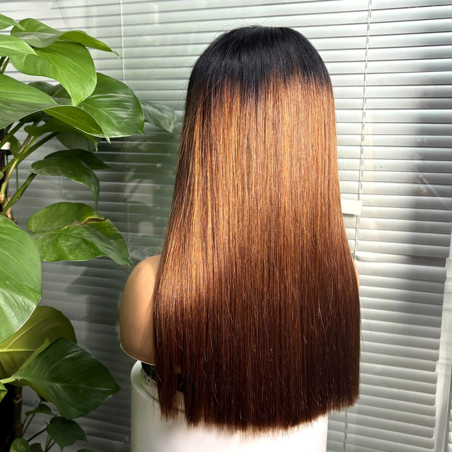 The Divine Straight — 2x6 HD Lace Closure Colored Wig (Density 300%)
