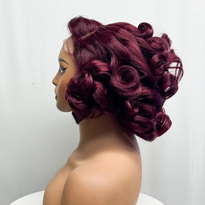 La Parisienne Bouncy — Perruque 5x5 HD Lace Closure Carré Loose Wave (Densité 250% - 14")