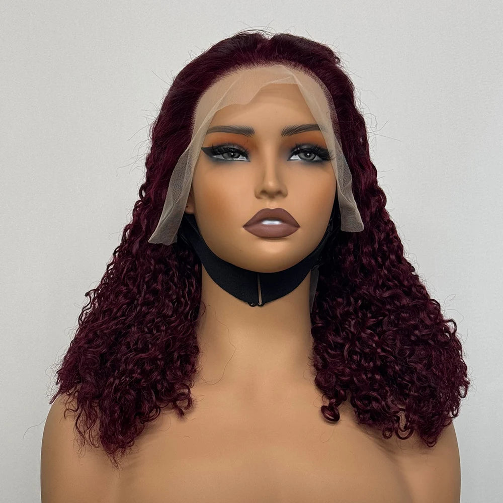 The Pixie Crown — 13x4 Lace Frontal Short Kinky Curly Wig (Density 300%)