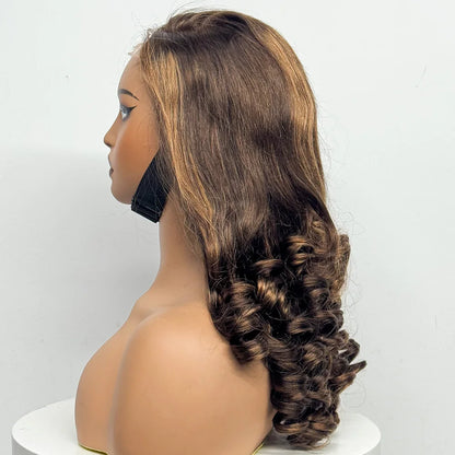 La Volcanique Spirale — Perruque 5x5 HD Lace Closure Spiral Curl (Densité Suprême 300% - 22")