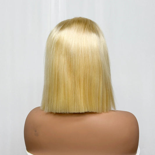 The Solar Icon — 13x4 Lace Frontal Blunt Bob Blonde #613 Wig (Supreme Density 300%)