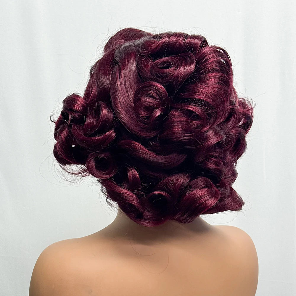 La Parisienne Bouncy — Perruque 5x5 HD Lace Closure Carré Loose Wave (Densité 250% - 14")