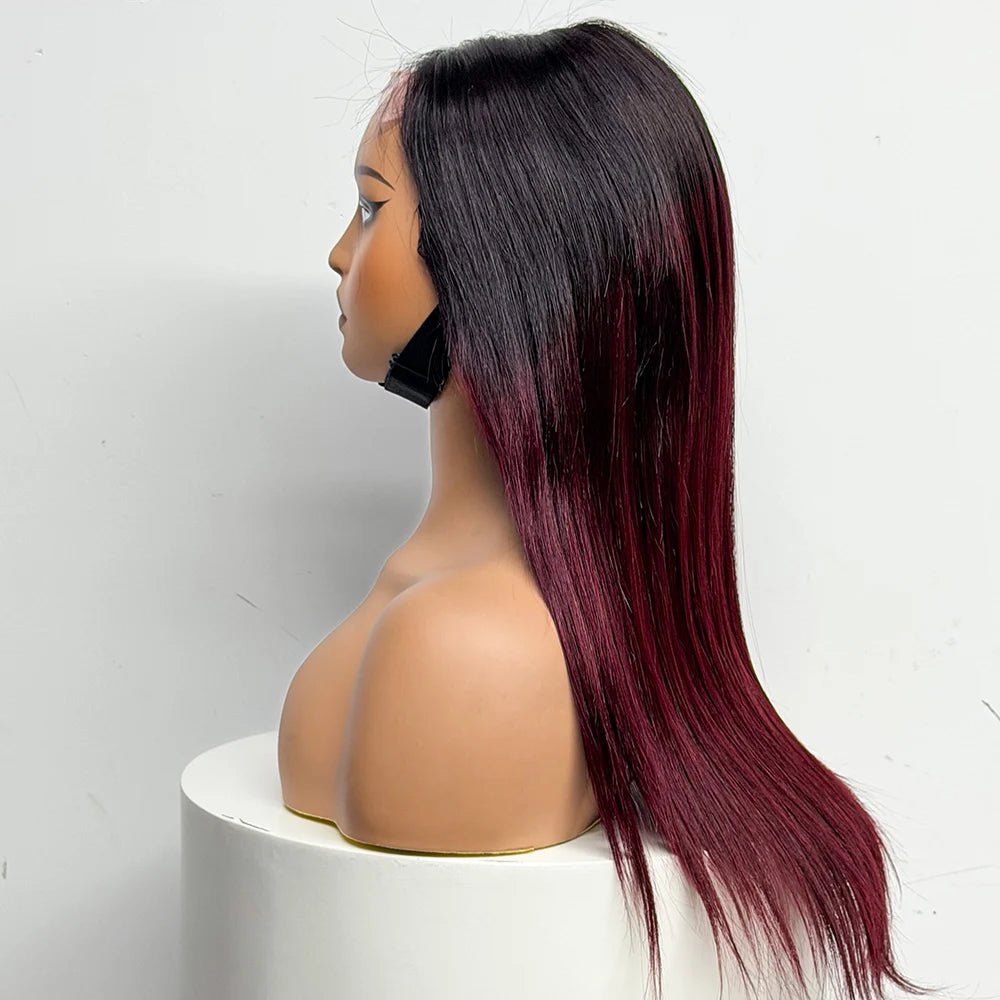 The Majestic Smooth — 4x4 Lace Closure Straight Wig (Supreme Density 280% - 22")