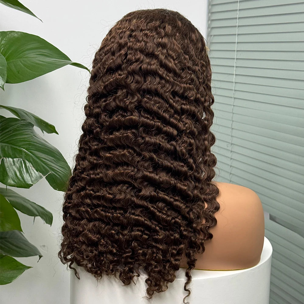 La Somptueuse Birmane — Perruque 5x5 Lace Closure Deep Curly (Densité 300%)