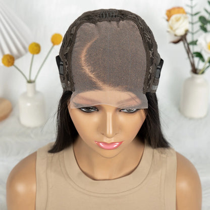 Le Bob C-Part — Perruque Carré 5x5 HD Lace Closure Bone Straight (Densité Suprême 280%)