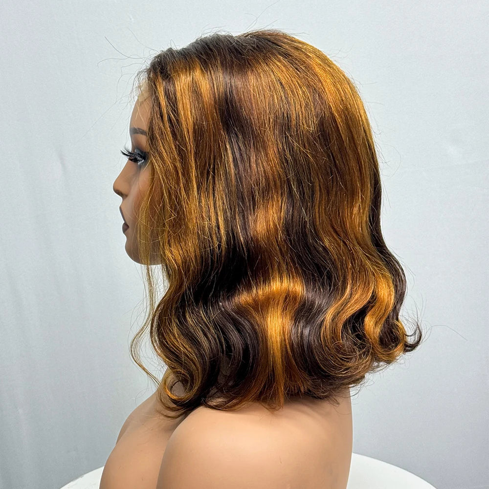La Voluptueuse Body Wave — Perruque 4x4 Lace Closure Ondulée (Densité 230%)
