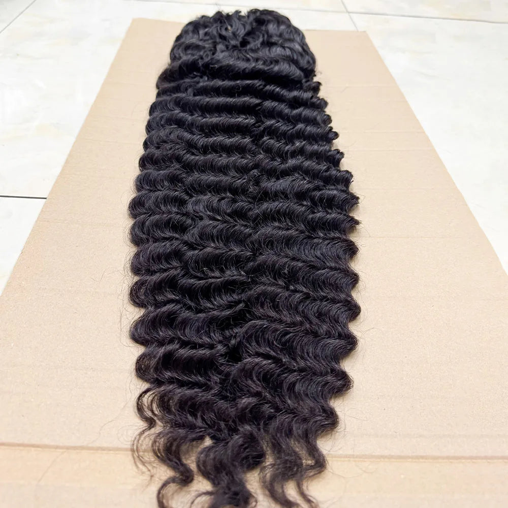 La Sirène Absolue — Perruque 5x5 HD Lace Frontal Deep Wave (Densité Suprême 300%)